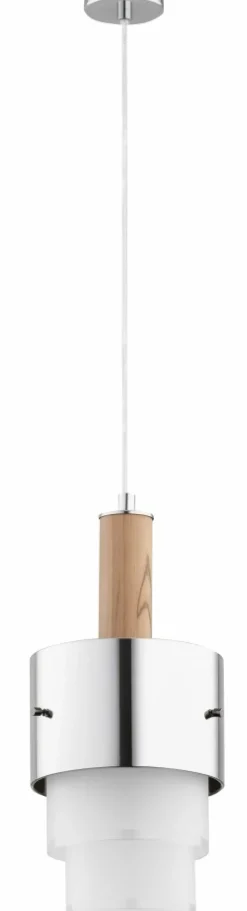 Best Smukła lampa wisząca z mlecznym kloszem AL 60967 IRDA | Kaja Żyrandole Nowoczesne