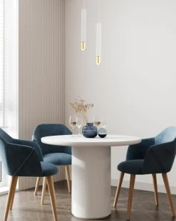 Outlet Smukła tuba wisząca z punktowym światłem SIG 33386 z serii SOPEL GRAND Żyrandole Nowoczesne