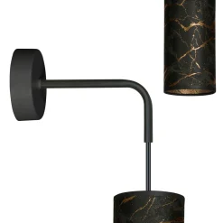 Sklep Kaja Smukły kinkiet z ozdobnym abażurem 1056/K1 KARLI | Kaja Oświetlenie