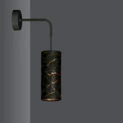 Sklep Kaja Smukły kinkiet z ozdobnym abażurem 1056/K1 KARLI | Kaja Oświetlenie