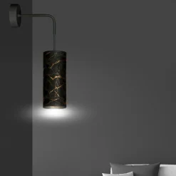 Sklep Kaja Smukły kinkiet z ozdobnym abażurem 1056/K1 KARLI | Kaja Oświetlenie