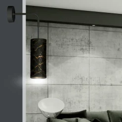 Sklep Kaja Smukły kinkiet z ozdobnym abażurem 1056/K1 KARLI | Kaja Oświetlenie