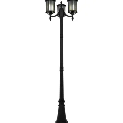 Sklep Kaja Solidna lampa ogrodowa, latarnia na trzy żarówki K-8213 z serii DETROIT