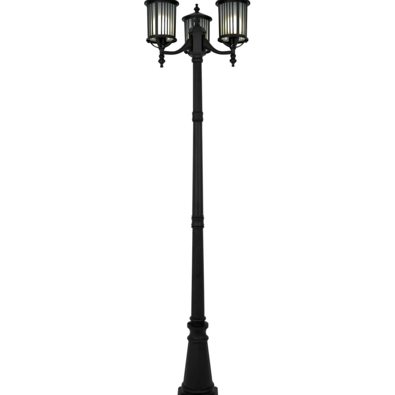 Sklep Kaja Solidna lampa ogrodowa, latarnia na trzy żarówki K-8213 z serii DETROIT