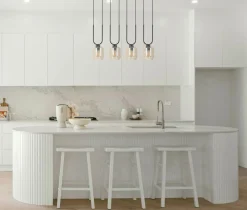 Best Sale Solidna lampa wisząca z bursztynowymi kloszami K-5582 z serii CONI Żyrandole Nowoczesne