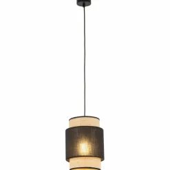 Discount Słomkowo-czarna lampa wisząca do sypialni TK 5656 serii BOHO NEW BLACK Żyrandole Nowoczesne