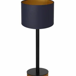 Sklep Kaja Spektakularna, granatowa lampka nocna LX 3838 z serii TABLE LAMPS