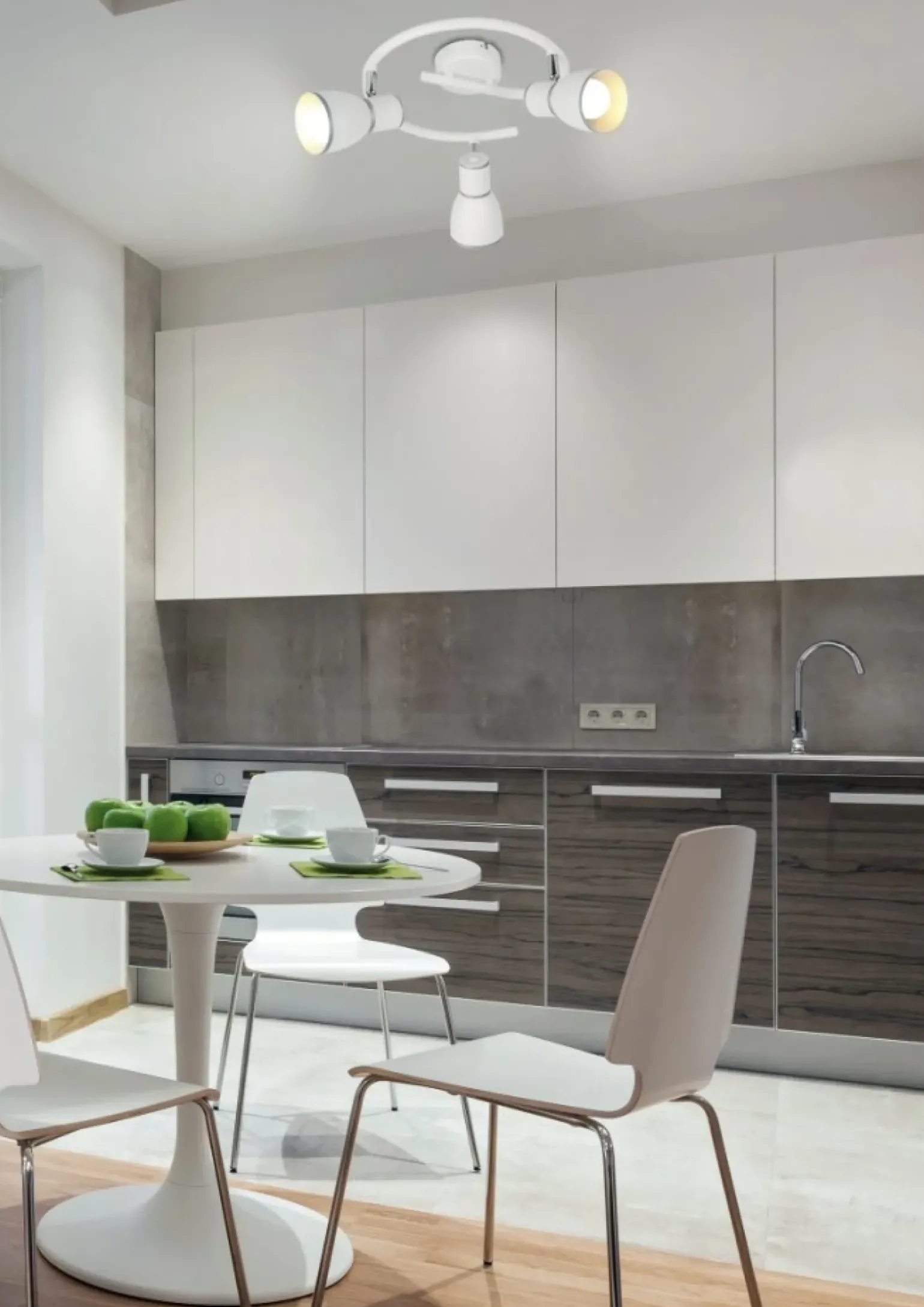 Sklep Kaja Spiralna lampa sufitowa z reflektorkami 98-63380 FIDO | Kaja