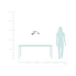 Sklep Kaja Spiralna lampa sufitowa z reflektorkami 98-63380 FIDO | Kaja