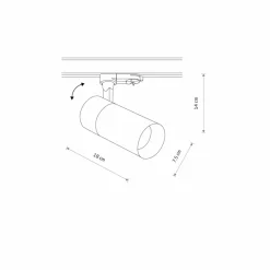 Sklep Kaja Spot tuba LED do szyny trójfazowej 10395 CTLS TINOS LED | Kaja