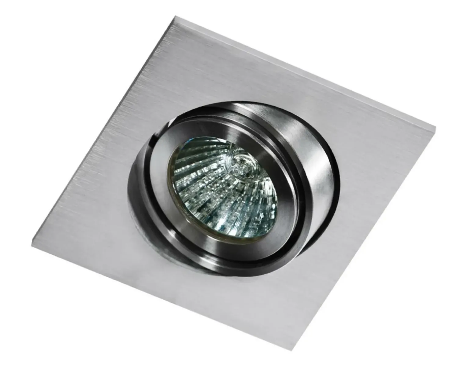 Sklep Kaja Srebrna, kwadratowa oprawa podtynkowa do holu AZ0806 EDITTA | Kaja