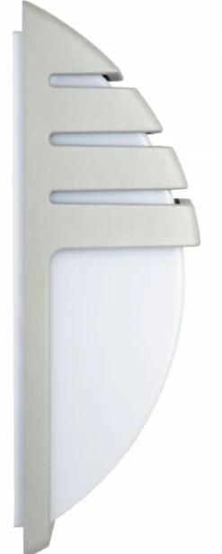 Sklep Kaja Srebrna lampa elewacyjna, gwint E27 1836 AL z serii CITY | Kaja Oświetlenie