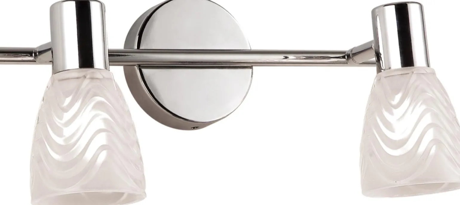 Sklep Kaja Srebrna lampa nad lustro w łazience K-8000/2 HUGO | Kaja Oświetlenie