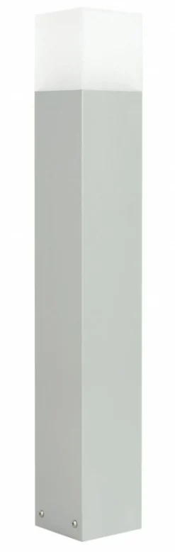 Sklep Kaja Srebrna lampa ogrodowa, wysokość 70cm CB-MAX 700 AL z serii CUBE MAX | Kaja Oświ