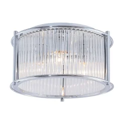 Sklep Kaja Srebrna lampa sufitowa do sypialni 2200131M MARMO | Kaja Oświetlenie