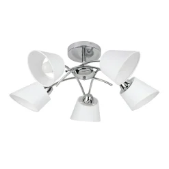 Sklep Kaja Srebrna lampa sufitowa do klasycznego wnętrza 8341528 METTE | Kaja