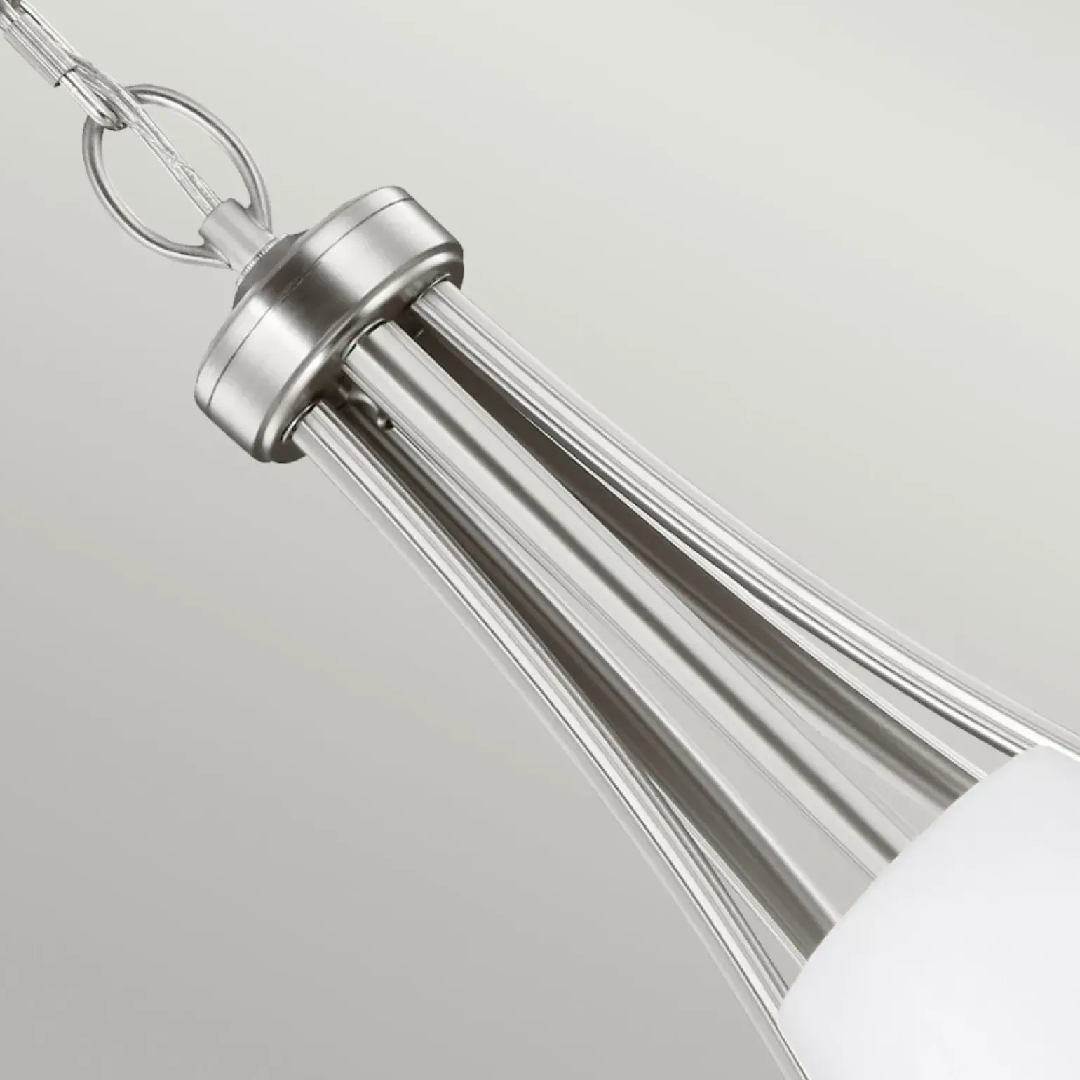 Fashion Srebrna lampa wisząca na 5 żarówek FE-VINTNER5 z serii VINTNER Żyrandole Nowoczesne