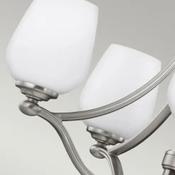 Fashion Srebrna lampa wisząca na 5 żarówek FE-VINTNER5 z serii VINTNER Żyrandole Nowoczesne