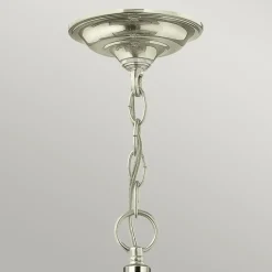 Sklep Kaja Srebrna lampa wisząca, wytworna HK-GENTRY-P-L-PN z serii GENTRY