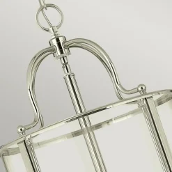 Sklep Kaja Srebrna lampa wisząca, wytworna HK-GENTRY-P-L-PN z serii GENTRY