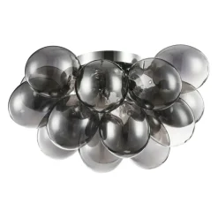 Sklep Kaja Srebrna lampa z dymionymi kloszami MOD112-04-N BALBO | Kaja