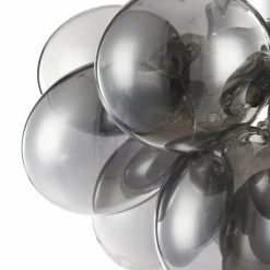 Sklep Kaja Srebrna lampa z dymionymi kloszami MOD112-04-N BALBO | Kaja