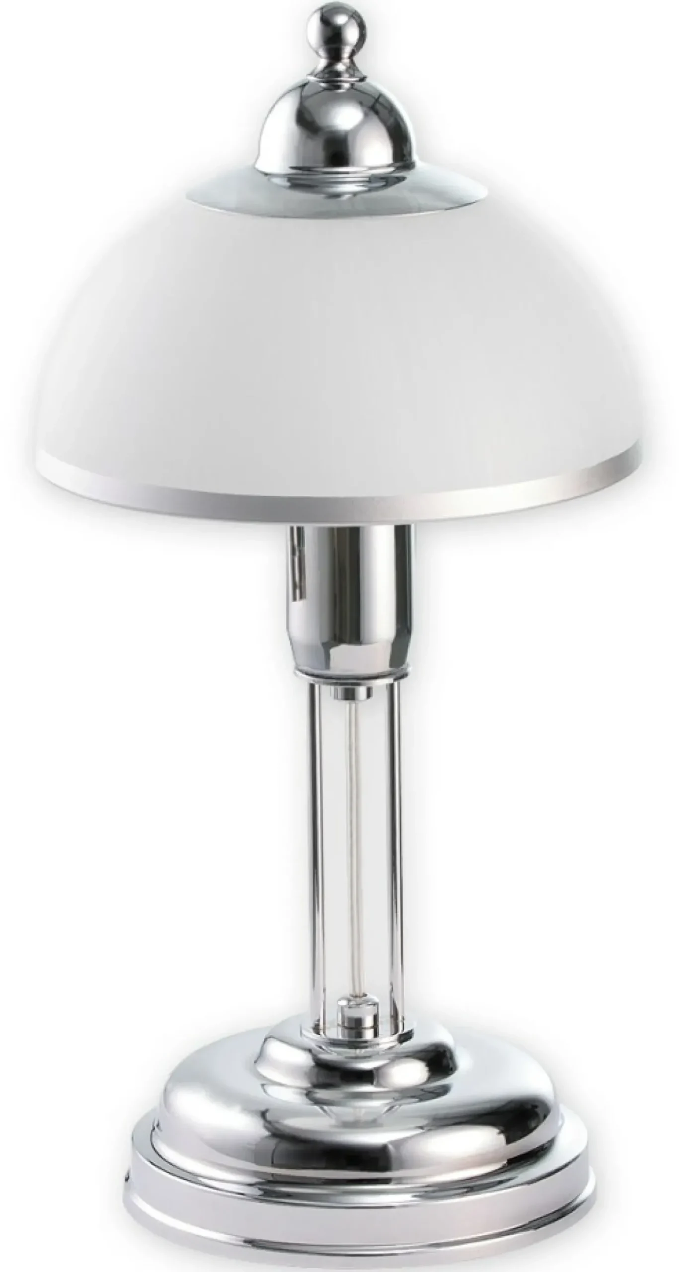 Sklep Kaja Srebrna lampka stołowa do sypialni O1488 CH FLEX | Kaja Oświetlenie