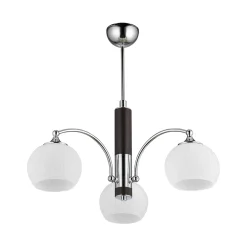 Sklep Kaja Srebrno-brązowy żyrandol z kloszami JUP 1134 LARGO | Kaja Oświetlenie