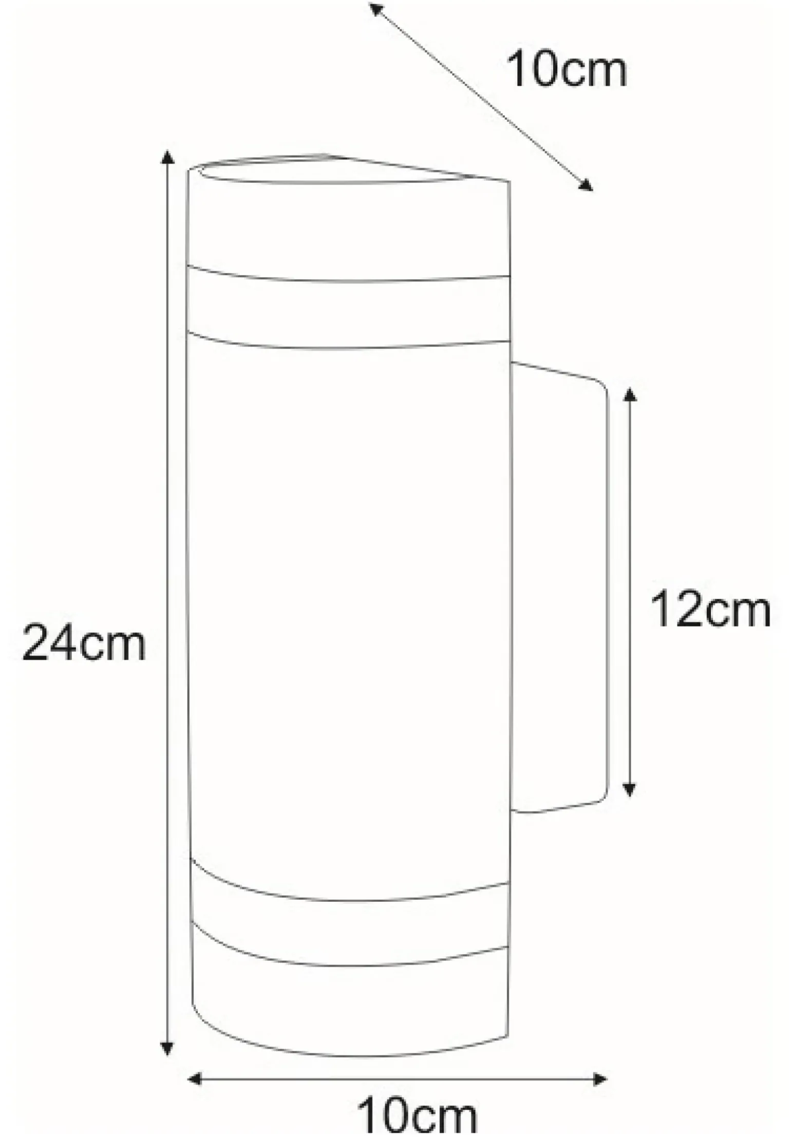 Sklep Kaja , dwukierunkowy kinkiet zewnętrzny K-8017B-G TAYA | Kaja