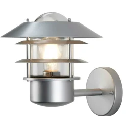 Sklep Kaja Srebrny kinkiet do oświetlenia wejścia HELSINGOR z serii HELSINGOR