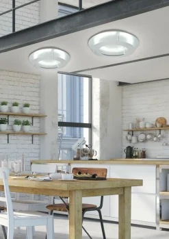 Sklep Kaja , okrągły, ledowy plafon ⌀40cm 98-66176 MERLE | Kaja