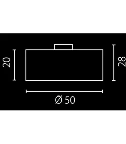 Sklep Kaja Srebrny plafon ⌀50cm do eleganckiej sypialni 67550 NODO | Kaja