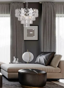 Best żyrandol z ozdobnym wzorem ze szkiełek K-8172 | Kaja Żyrandole Nowoczesne