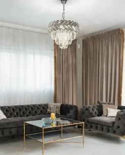 Best żyrandol z ozdobnym wzorem ze szkiełek K-8172 | Kaja Żyrandole Nowoczesne