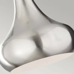 Store Stalowo-czarna lampa wisząca FE-BESO-P-S-BS z serii BESO Żyrandole Nowoczesne