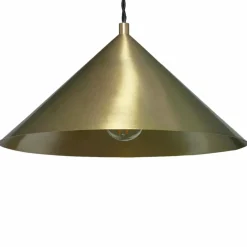 Cheap Stożkowa, złota lampa wisząca do kuchni ABR-LWHZ-E27 HORTE | Kaja Żyrandole Nowoczesne