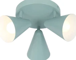 Best Stonowana, szara lampa z reflektorami 98-63328 AMOR | Kaja Oświetlenie Żyrandole Nowoczesne