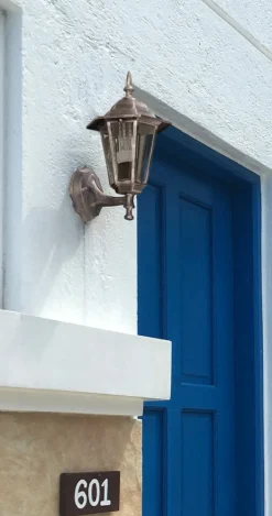 Sklep Kaja Strzelisty kinkiet zewnętrzny K-5009A UP CZ/ZŁ STANDARD | Kaja