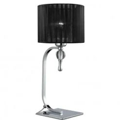 Sklep Kaja Stylowa, abażurowa lampka stołowa AZ0502 IMPRESS BLACK | Kaja