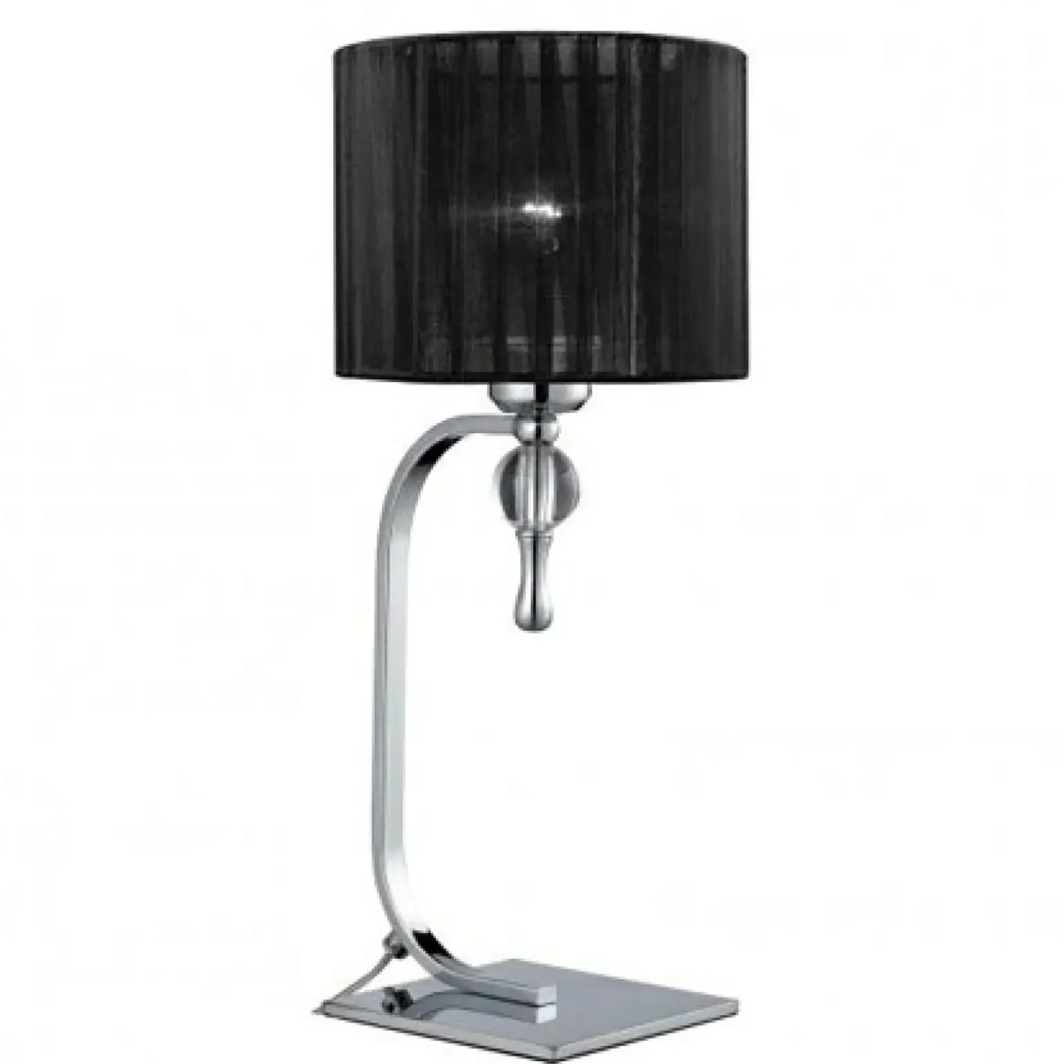 Sklep Kaja Stylowa, abażurowa lampka stołowa AZ0502 IMPRESS BLACK | Kaja