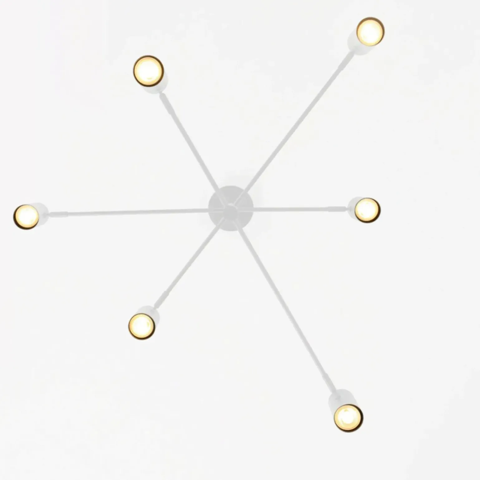 Outlet Stylowa, biała lampa z ruchomymi ramionami LP-731/6P WH z serii SNOW Żyrandole Nowoczesne