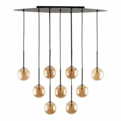 Cheap Stylowa, brązowa lampa wisząca do salonu TK 6149 ESTERA BROWN | Kaja Żyrandole Nowoczesne