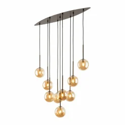 Cheap Stylowa, brązowa lampa wisząca do salonu TK 6149 ESTERA BROWN | Kaja Żyrandole Nowoczesne