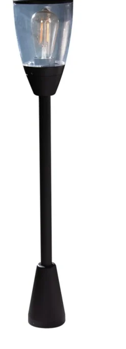 Sklep Kaja Stylowa, czarna lampa ogrodowa stojąca AZ4483 RASMUS | Kaja