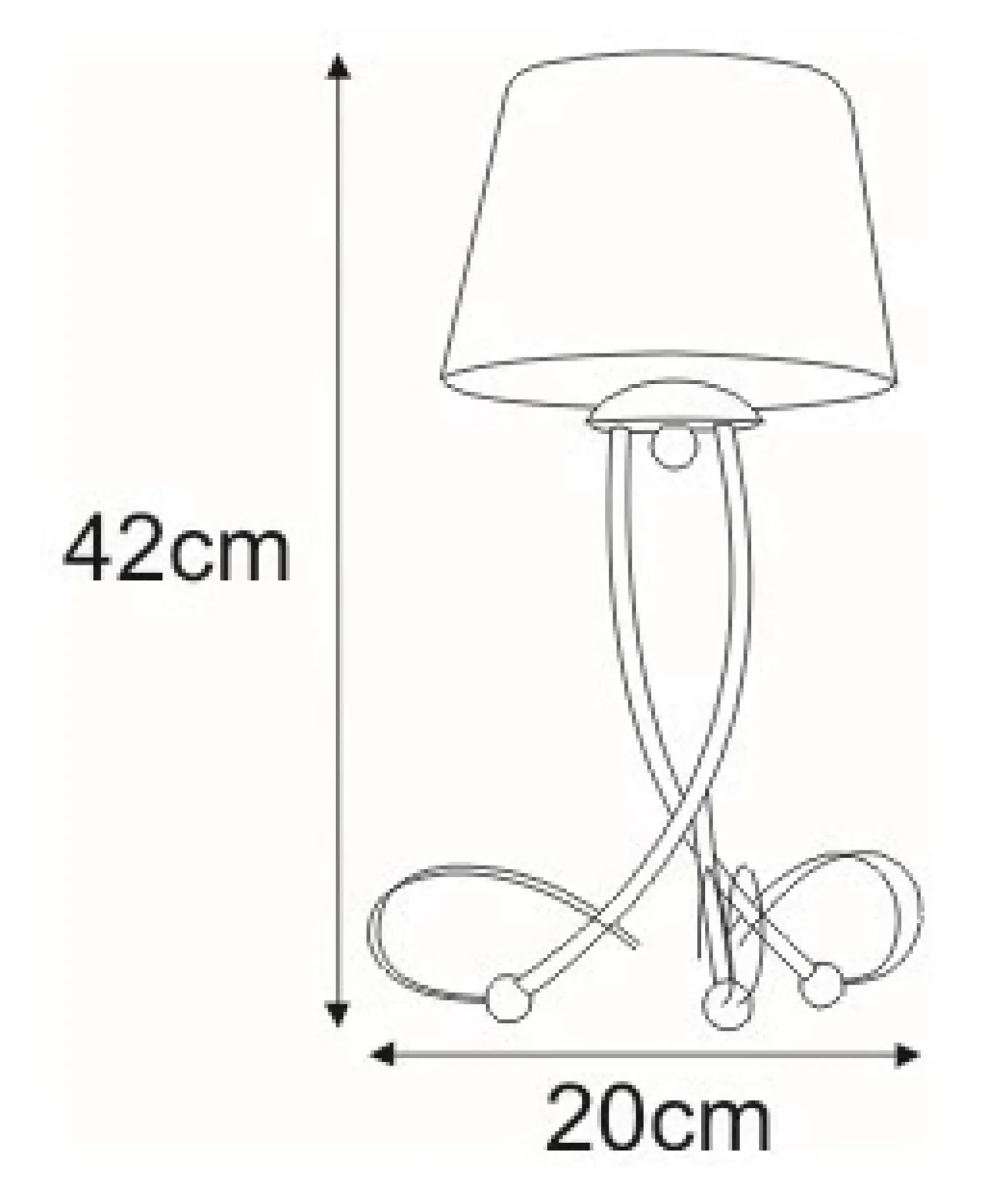 Sklep Kaja Stylowa, dekoracyjna lampka stołowa K-4083 SOFIA | Kaja Oświetlenie
