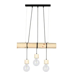 Online Stylowa, drewniana lampa wisząca do kuchni 68315350 TRABO PINO | Kaja Żyrandole Nowoczesne