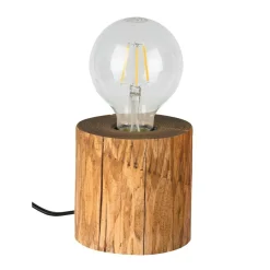 Sklep Kaja Stylowa, drewniana, mała lampka stołowa 76911151 TRABO TABLE | Kaja