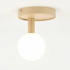 Sklep Kaja Stylowa lampa do korytarza, beżowe złoto SIG 33602 PERLA | Kaja