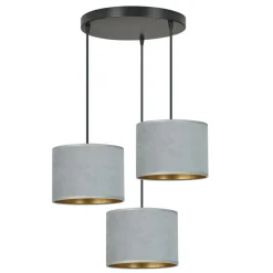Fashion Stylowa lampa do przytulnej sypialni 1050/3PREM HILDE PREMIUM | Kaja Żyrandole Nowoczesne