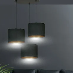 Store Stylowa lampa do przytulnego salonu 1054/3PREM HILDE PREMIUM | Kaja Żyrandole Nowoczesne